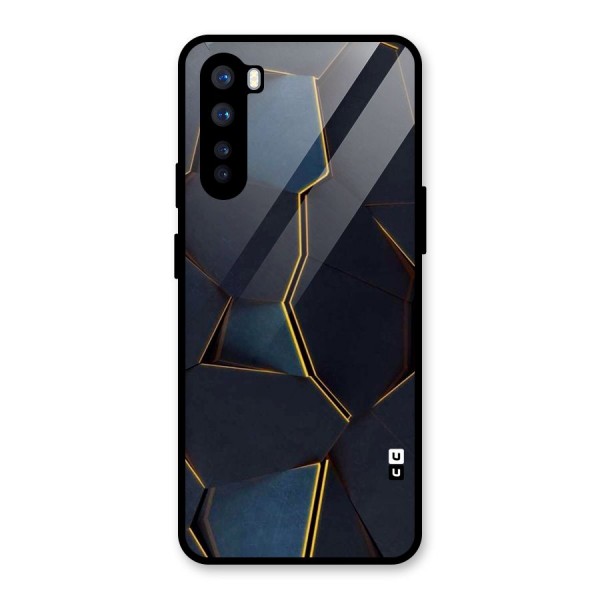 Royal Abstract Glass Back Case for OnePlus Nord