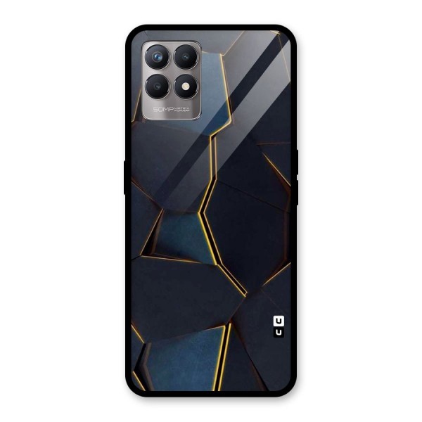 Royal Abstract Glass Back Case for Realme 8i