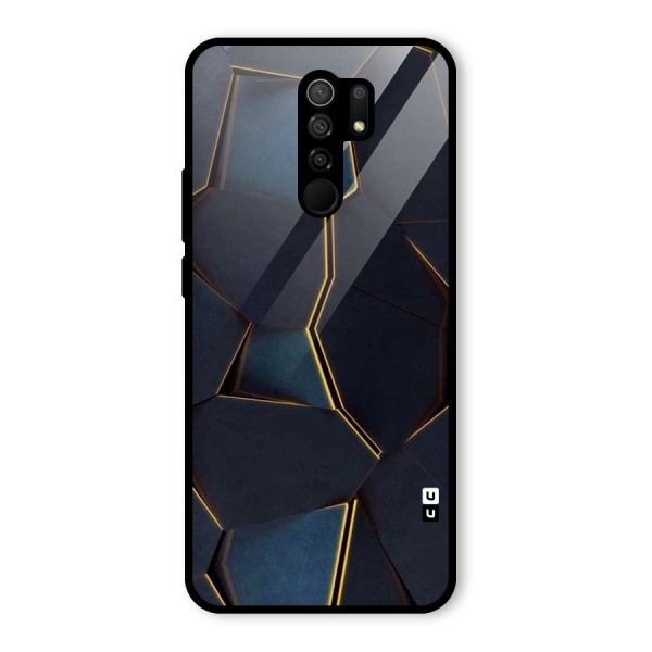 Royal Abstract Glass Back Case for Redmi 9 Prime