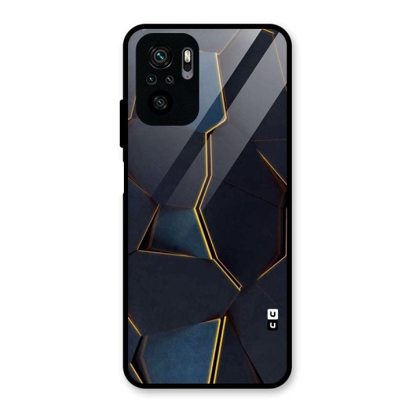 Royal Abstract Glass Back Case for Redmi Note 10