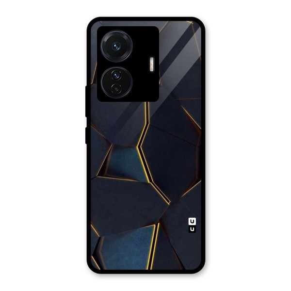 Royal Abstract Glass Back Case for Vivo T1 Pro