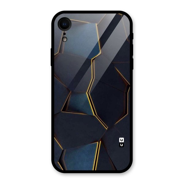 Royal Abstract Glass Back Case for XR