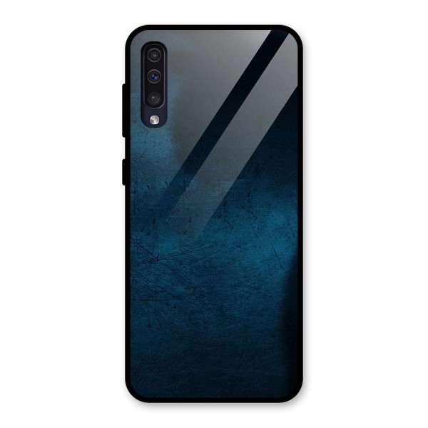Royal Blue Glass Back Case for Galaxy A50