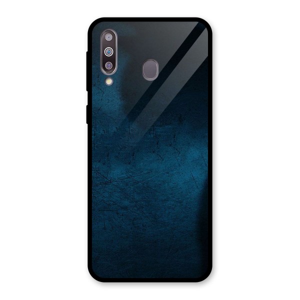 Royal Blue Glass Back Case for Galaxy M30
