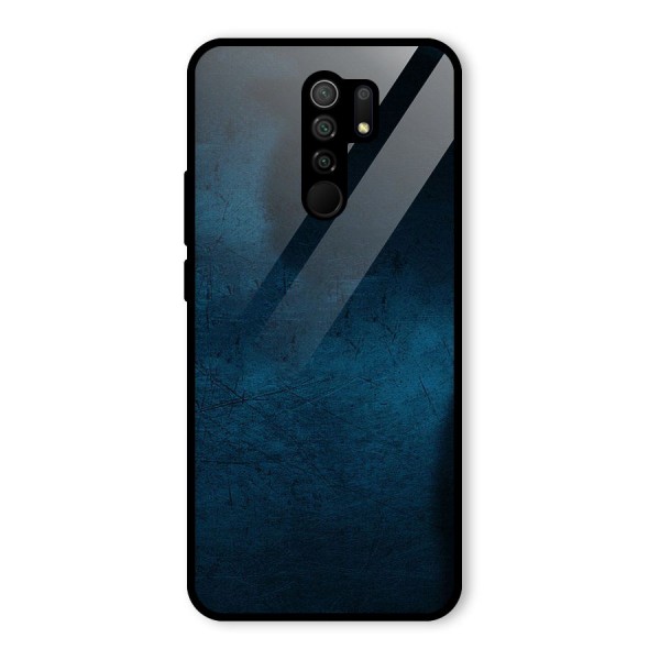 Royal Blue Glass Back Case for Poco M2