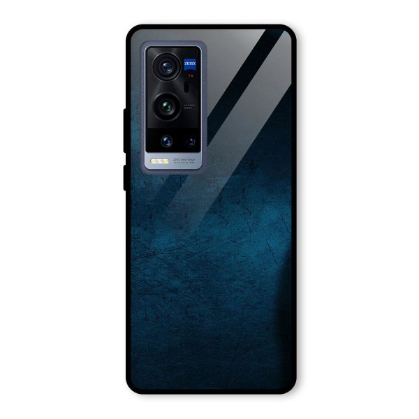 Royal Blue Glass Back Case for Vivo X60 Pro Plus
