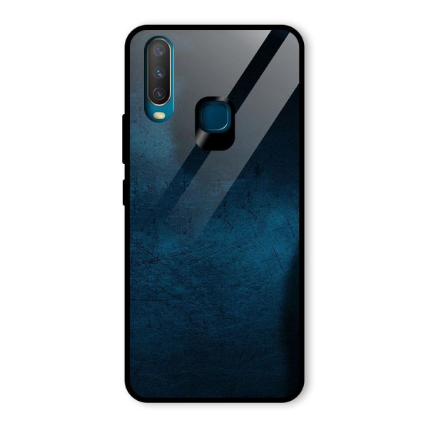 Royal Blue Glass Back Case for Vivo Y15