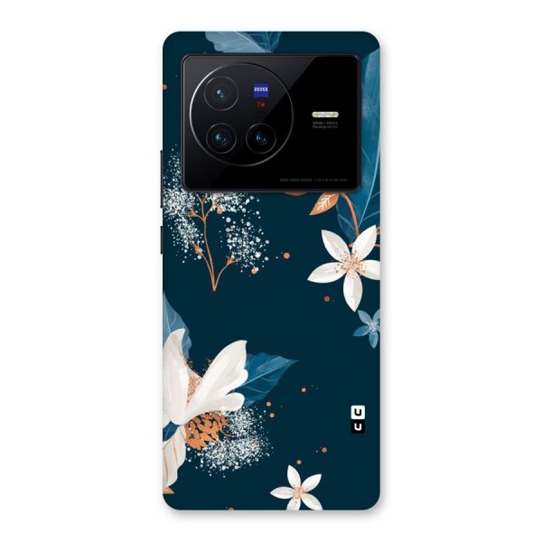 Royal Floral Back Case for Vivo X80