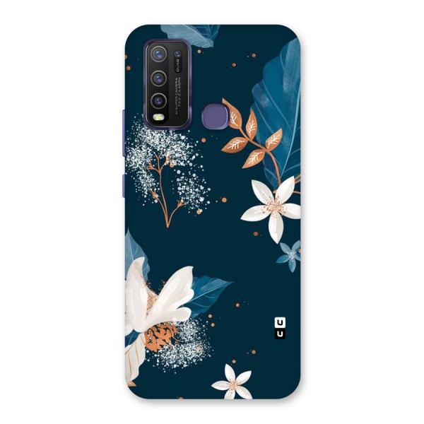 Royal Floral Back Case for Vivo Y30