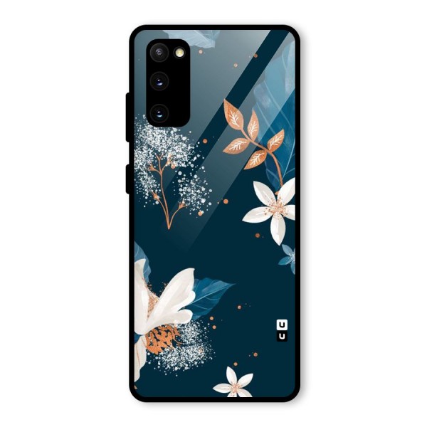 Royal Floral Glass Back Case for Galaxy S20 FE 5G