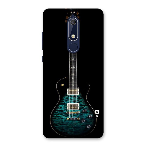 Royal Green Guitar Back Case for Nokia 5.1