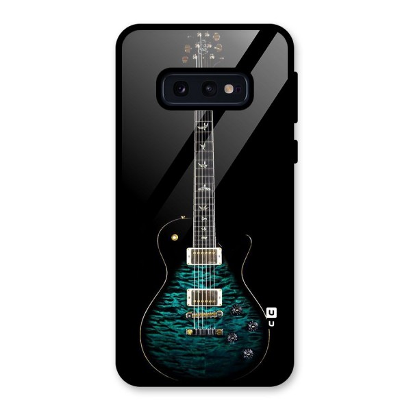 Royal Green Guitar Glass Back Case for Galaxy S10e