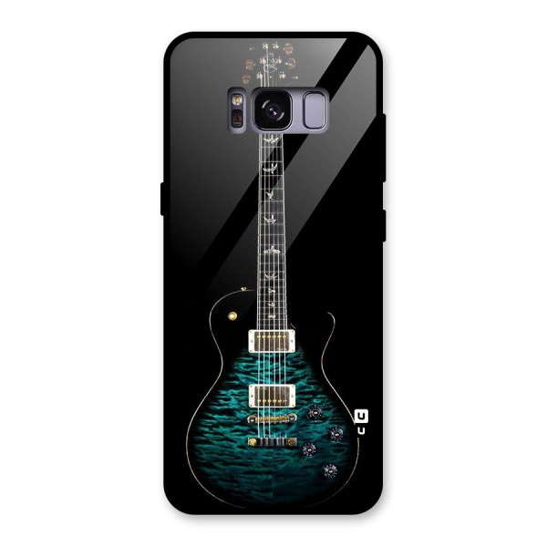 Royal Green Guitar Glass Back Case for Galaxy S8