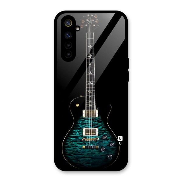 Royal Green Guitar Glass Back Case for Realme 6