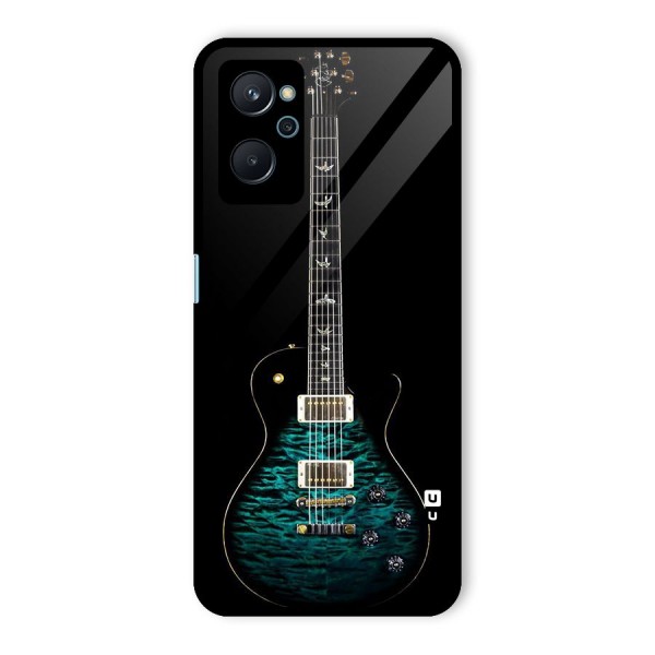 Royal Green Guitar Glass Back Case for Realme 9i