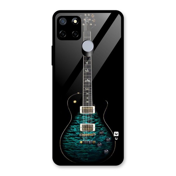 Royal Green Guitar Glass Back Case for Realme C12