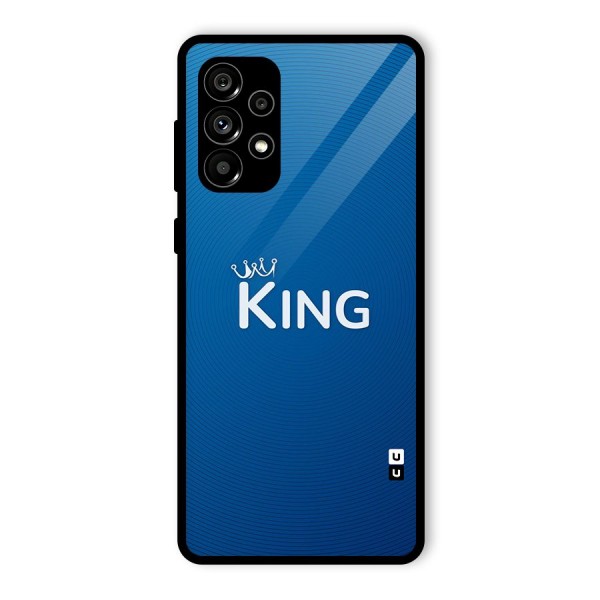 Royal King Glass Back Case for Galaxy A73 5G