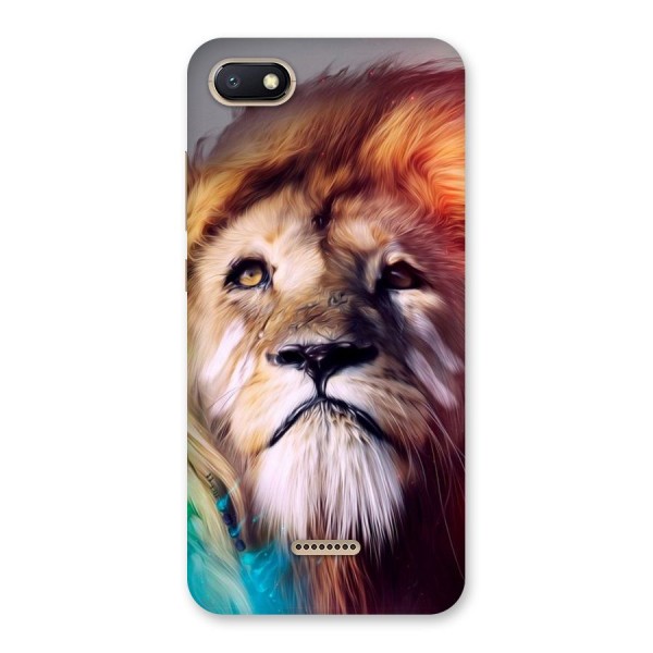 Royal Lion Back Case for Redmi 6A