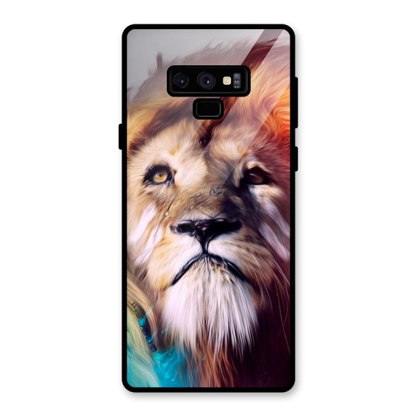 Royal Lion Glass Back Case for Galaxy Note 9