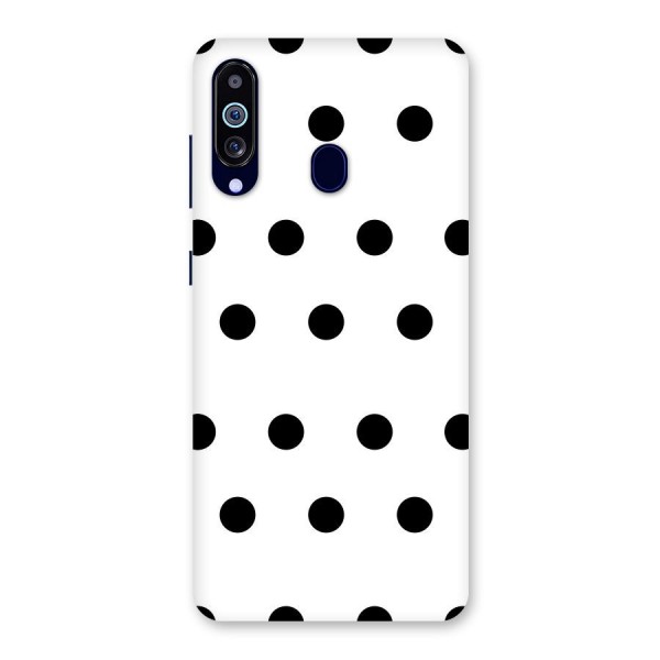 Royal Polka Dots Back Case for Galaxy A60