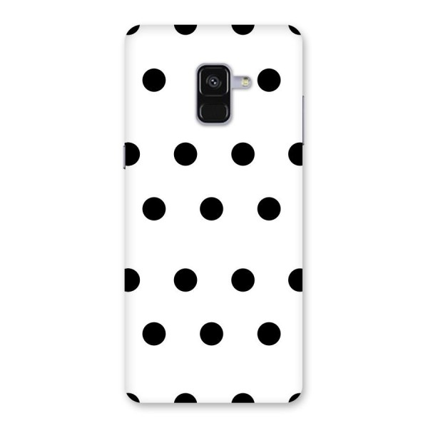 Royal Polka Dots Back Case for Galaxy A8 Plus