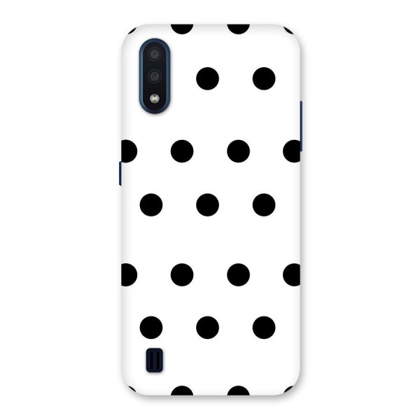 Royal Polka Dots Back Case for Galaxy M01