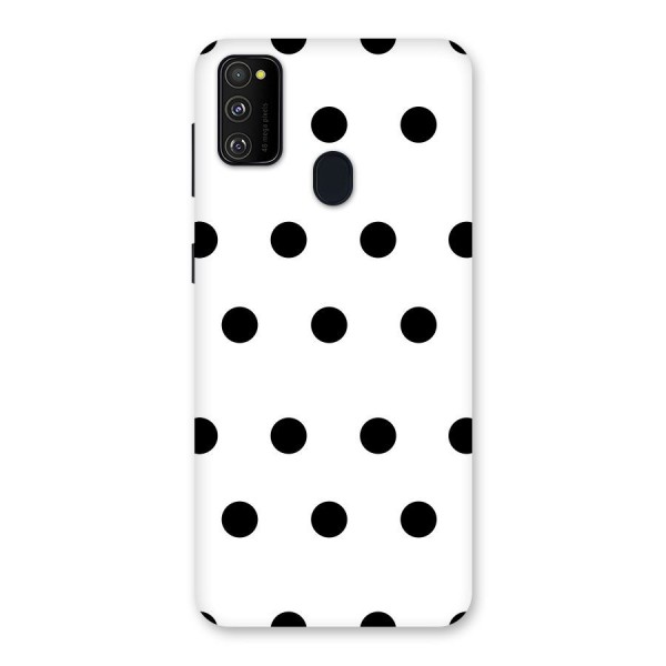 Royal Polka Dots Back Case for Galaxy M21