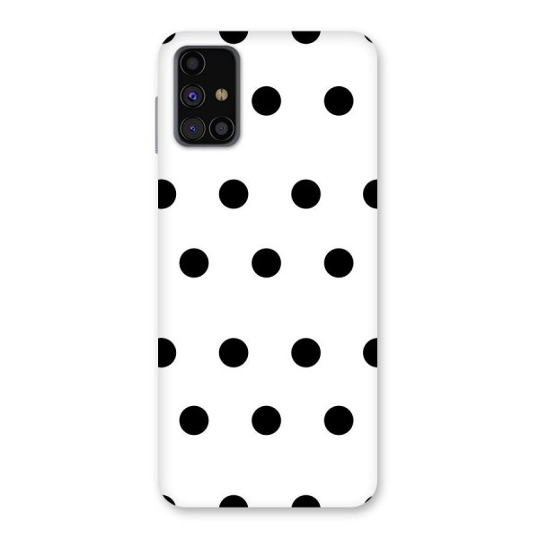 Royal Polka Dots Back Case for Galaxy M31s