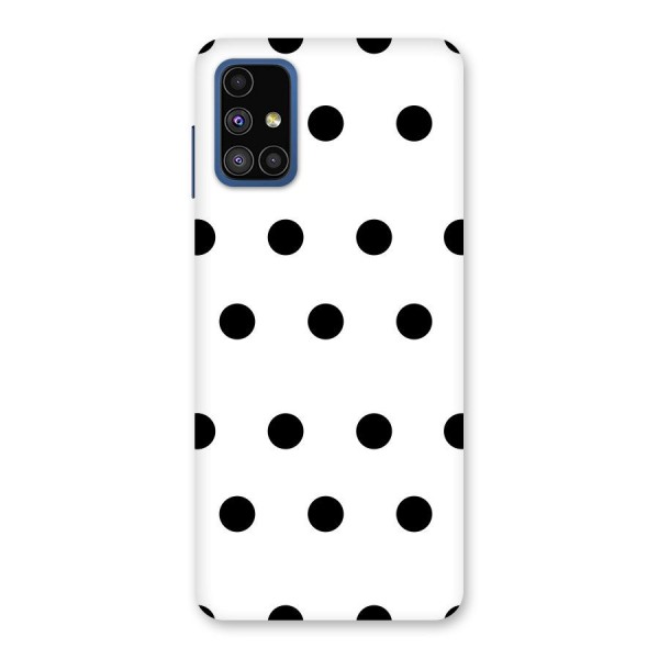 Royal Polka Dots Back Case for Galaxy M51