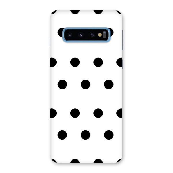 Royal Polka Dots Back Case for Galaxy S10