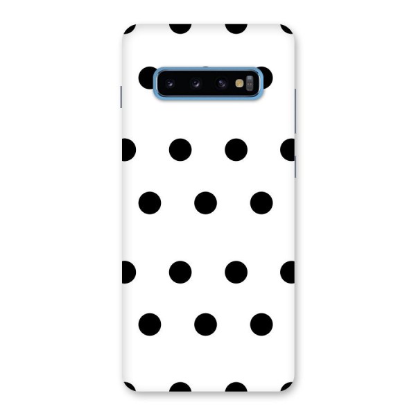 Royal Polka Dots Back Case for Galaxy S10 Plus