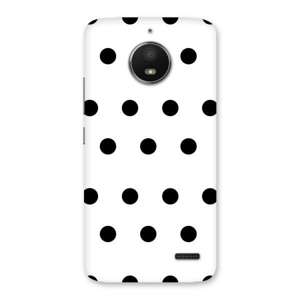 Royal Polka Dots Back Case for Moto E4