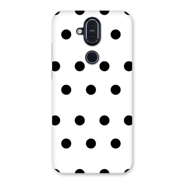 Royal Polka Dots Back Case for Nokia 8.1