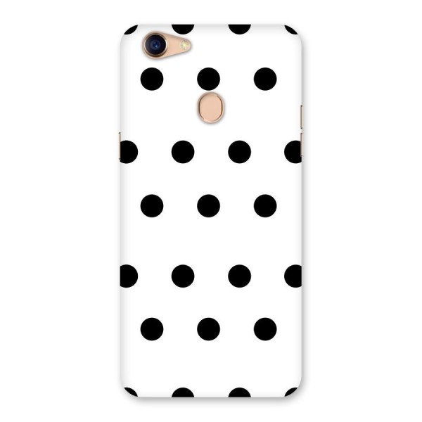 Royal Polka Dots Back Case for Oppo F5 Youth