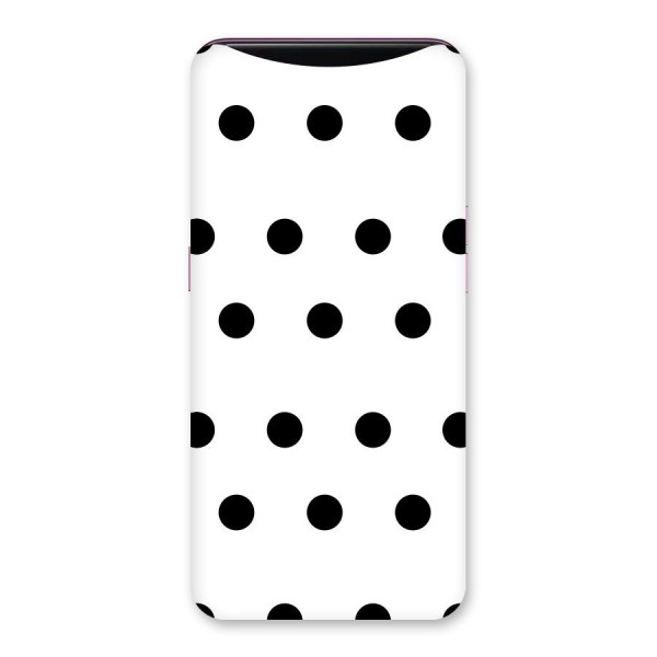 Royal Polka Dots Back Case for Oppo Find X