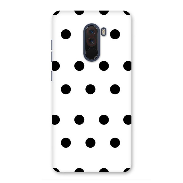 Royal Polka Dots Back Case for Poco F1