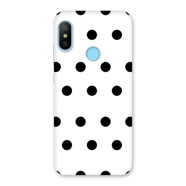 Royal Polka Dots Back Case for Redmi 6 Pro