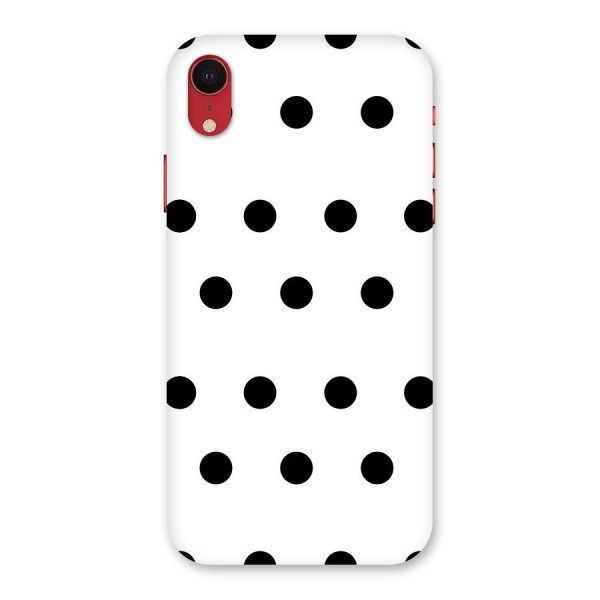 Royal Polka Dots Back Case for iPhone XR