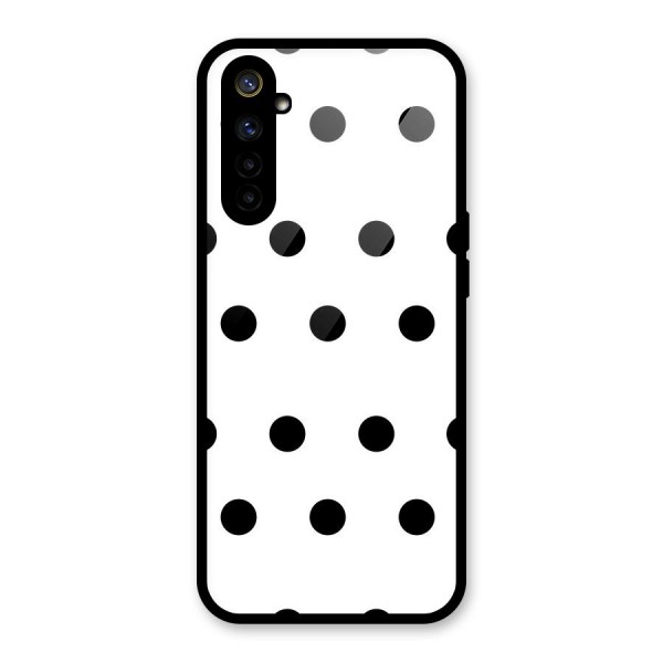 Royal Polka Dots Glass Back Case for Realme 6