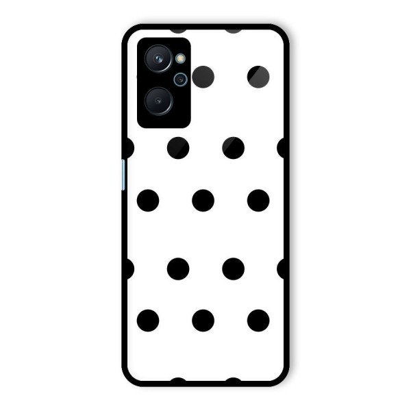 Royal Polka Dots Glass Back Case for Realme 9i