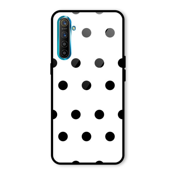 Royal Polka Dots Glass Back Case for Realme XT