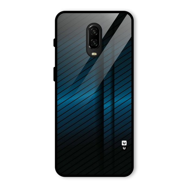 Royal Shade Blue Glass Back Case for OnePlus 6T