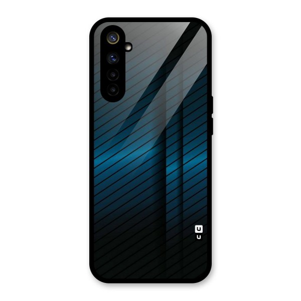 Royal Shade Blue Glass Back Case for Realme 6