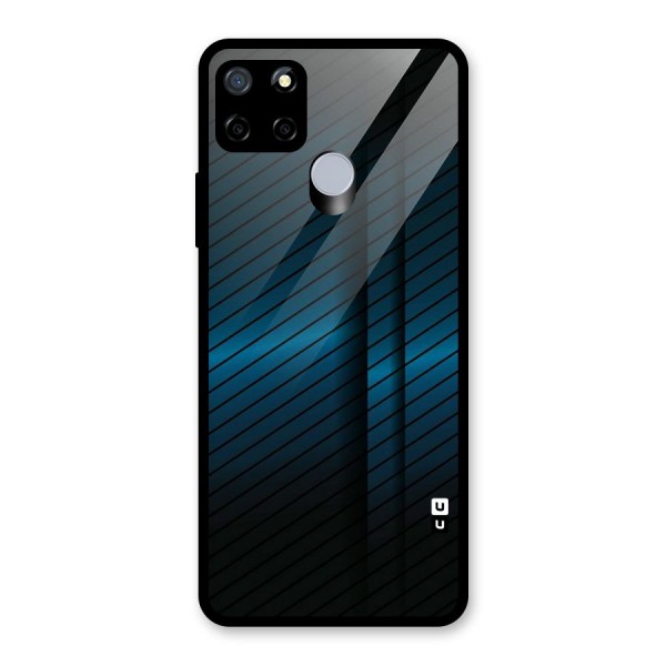 Royal Shade Blue Glass Back Case for Realme C12