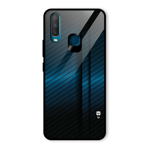 Royal Shade Blue Glass Back Case for Vivo Y12