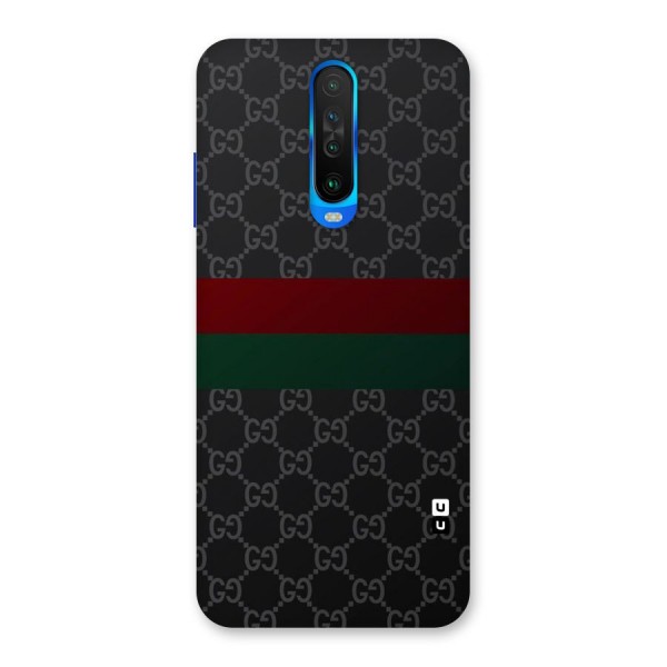 Royal Stripes Design Back Case for Poco X2