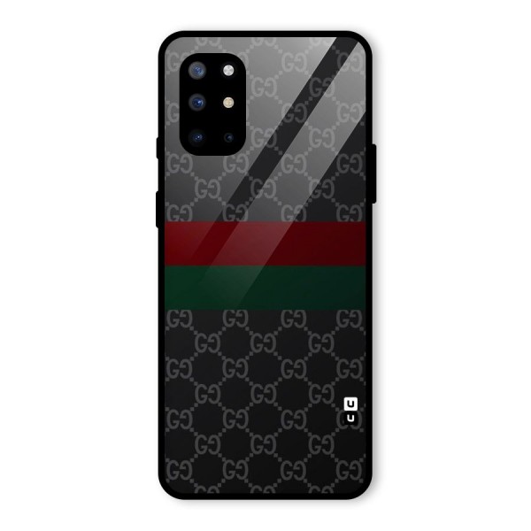 Royal Stripes Design Glass Back Case for OnePlus 8T