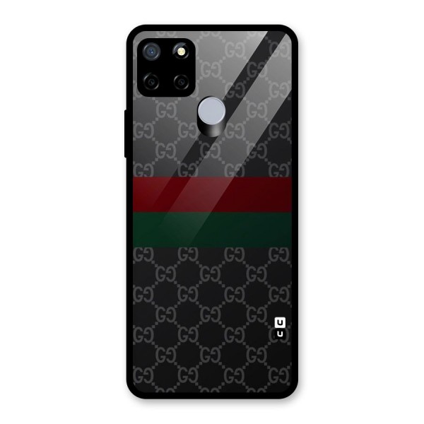 Royal Stripes Design Glass Back Case for Realme C15