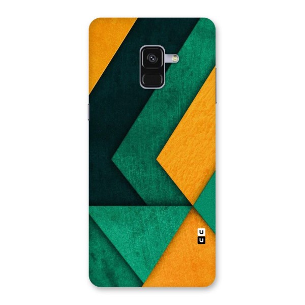 Rugged Abstract Stripes Back Case for Galaxy A8 Plus