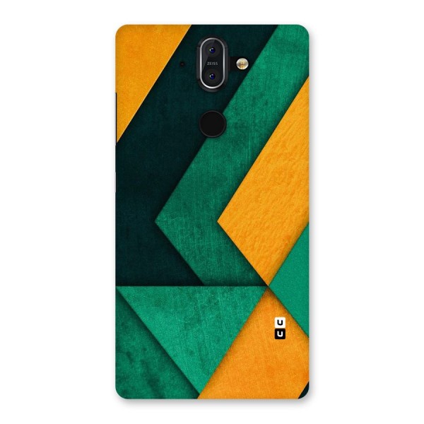 Rugged Abstract Stripes Back Case for Nokia 8 Sirocco